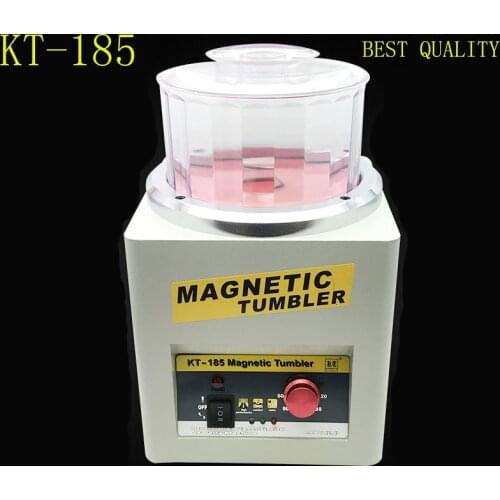 Manufacturer KT-185 Magnetic Tumbler Jewelry Polisher Finisher Finishing Machine, Magnetic Polishing Machine AC 110V/220V