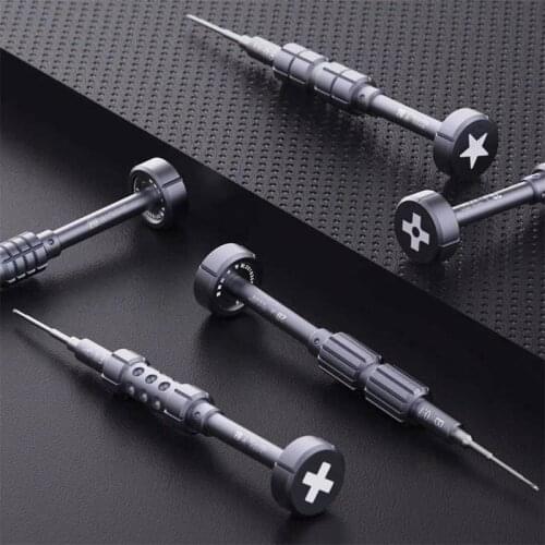 QIANLI 2D Precision Anti-Slip Screwdriver Pentalobe Y0.7 Convex Phillips Torx for iPhone Android Mobile Phone Repair Disassemble