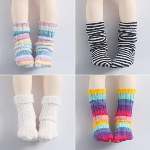 BJD doll 6 cent baby clothes socks thread socks white socks pile socks 1/6 YOSD doll clothes