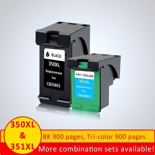 XiangYu 350 xl 351 xl Refilled Ink Cartridge Replacement for hp 351XL Photosmart C4200 C4480 C4280
