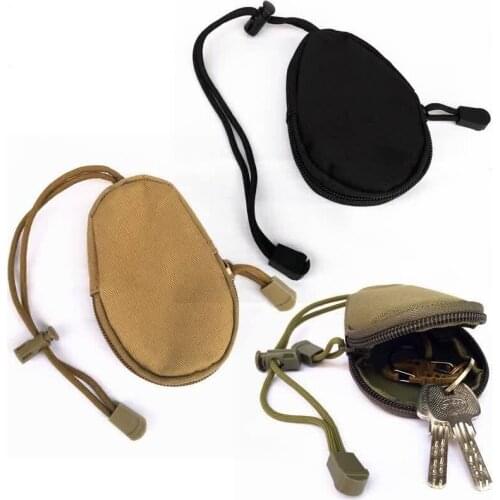 Tactical Outdoor Military EDC Mini Key Wallet Coin Purse Pouch Small Pocket Keychain Holder Case Bag