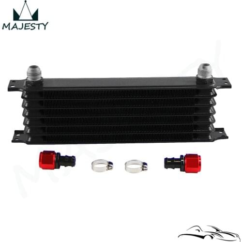 UNIVERSAL Trust 7 ROW AN-10AN UNIVERSAL ENGINE TRANSMISSION OIL COOLER with Straight fittings