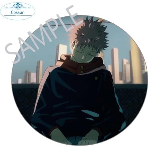 Japanese anime Jujutsu Kaisen Cosplay Badges Kaisen Yuji Itadori Brooch Pins Icon Collection Breastpin for Backpack Clothes gift