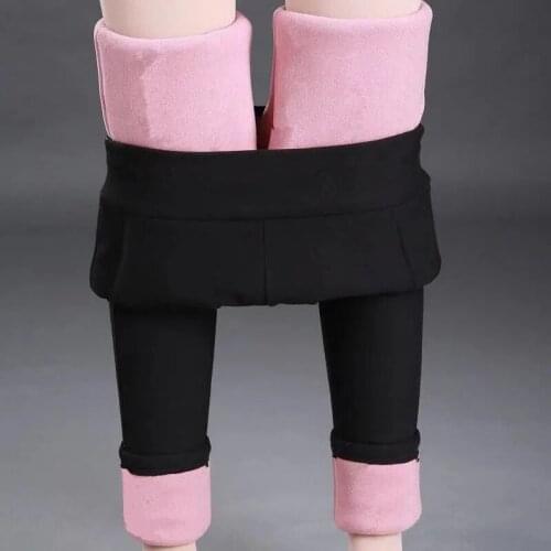Winter Add Velvet Thick Warm Leggings Women Plus Size High Waist Elastic Pocket Jeggings Casual Wild Female Sexy Skinny Pants