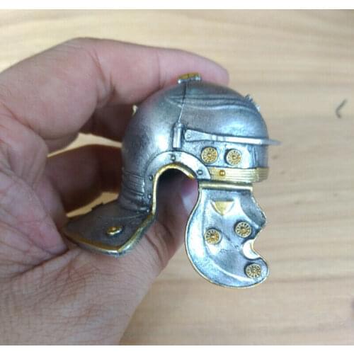 1/6 Scale Silver plastic Roman Helmet Model for 12" Action Figure Doll Toys