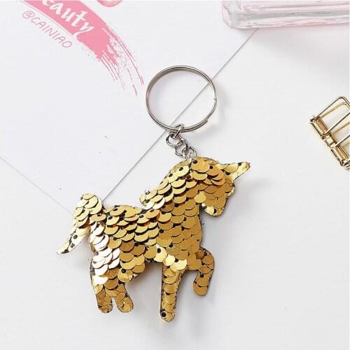 1pcs Unicorn Sequins Plush Backpack Cute Cartoon Animal Mini Baby Toy School Bag Kids Outdoor Travel Pack Bag Student