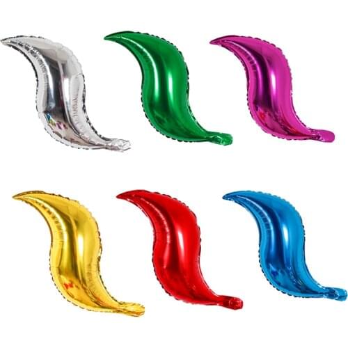 10/50pcs 18inch 36inch S Shape DIY Tail Flower Inflatable Air Balllons Baby Shower Wedding Birthday Decor Ballon Globo Supplies