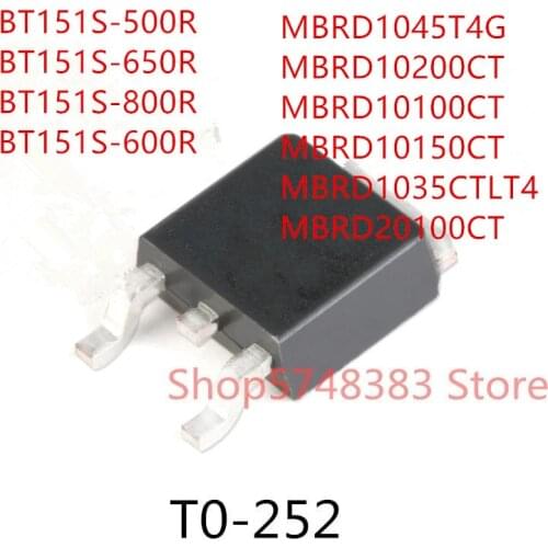 10PCS BT151S-500R BT151S-650R BT151S-800R BT151S-600R MBRD1045T4G MBRD10200CT MBRD10100CT MBRD10150CT MBRD1035CTLT4 MBRD20100CT