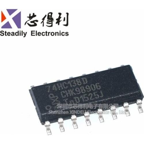 10pcs/lot Original Patch 74hc138d 3 to 8-Wire Reverser/Mulplexer Sop-16