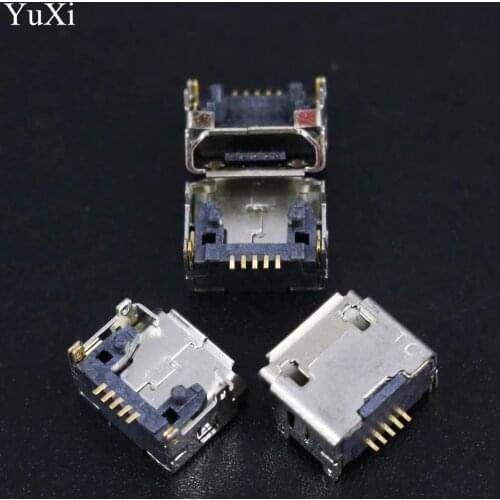 10pcs Micro USB 5pin B type Female Connector, Widely used in tablet, phones and PDA Micro USB Jack Connector Charging Socket