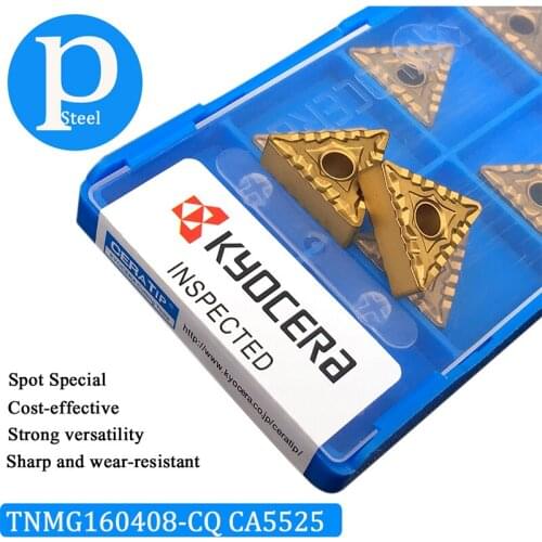 10PCS TNMG160408 CQ CA5525 100% Original Carbide Inserts For Steel High Quality Machining External Turning Tool CNC Lathe Tools