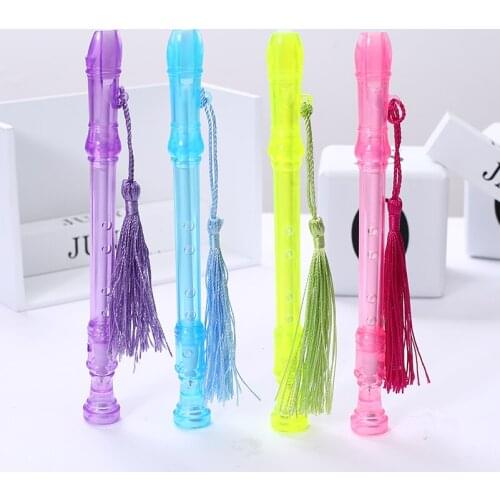 24Pcs Multi-functional Flute Whistle Funny Cute Gel Pens Kawaii School Stuff Thing Rollerball Ballpoint Stationery Boy Girl Gift