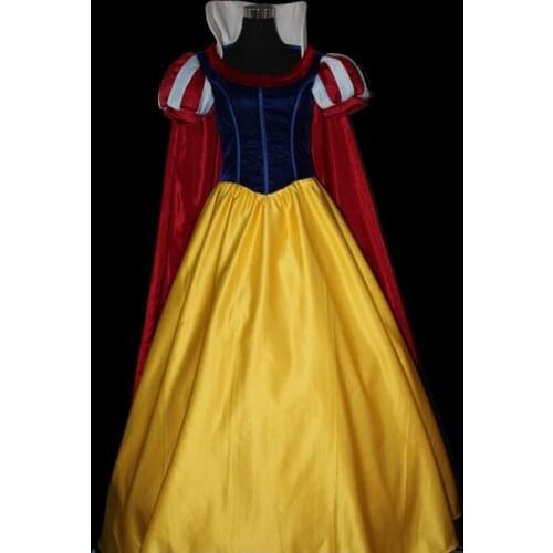 Anime Princess Snow Cosplay Costume Adult Women Stage Performce Dress Fancy Halloween Carnival Ball Gown