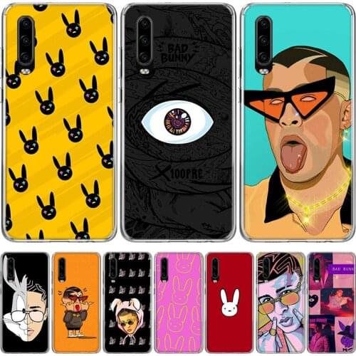 Bad Bunny El Conejo Malo Phone Case for Huawei P30 P40 P20 P10 Mate 20 10 30 Lite Pro P Smart Z Plus + Art Luxury Cover Coque