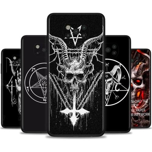 Pentagram 666 Demonic Satanic Phone Cover for Xiaomi Poco X3 Pro F3 M3 X3 NFC F1 F3 GT Black Silicon TPU Case Coque fundas