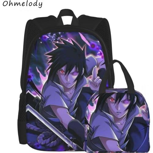 My Hero Academia Children School Backpack Lunch Bags Teenage Anime Book Bags Insualted Cooler Bags Cartoon Casual Daypack