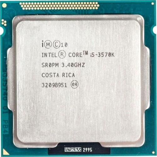 Intel Core i5-3570K i5 3570 K 3.4 GHz Quad-Core CPU Processor 6M 77W LGA 1155 for desktop