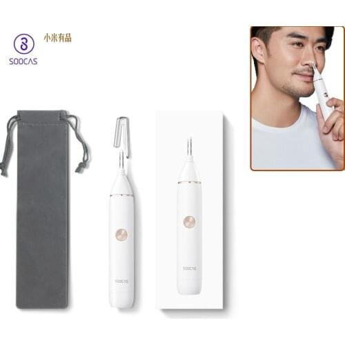 Youpin SOOCAS Electric Nose hair trimmer Mini N1 Portable Ear Nose Hair Shaver Clipper Waterproof Safe Cleaner Men