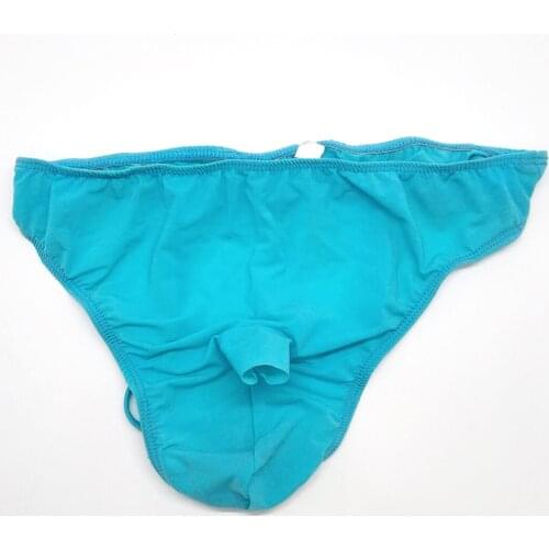 Hot Sale Mens Fashion Sexy Underwear Mid-waist Ultra-thin Swimming Cloth U Convex Design Sexy Thong Dropshipping Exotic