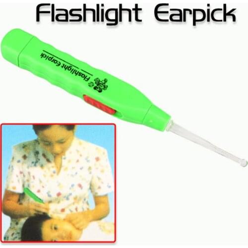 Hot Sale Ear Wax Remove LED Flashlight EarPick Cleaner Tool Curette Electric Ear Cleaning Device Dig with 2 Earpick 1 Tweezers