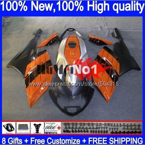 Body For BMW K1200 K 1200 S K-1200S K 1200S 101MC.48 K1200S 2005 2006 2007 2008 2009 2010 05 06 07 08 09 10 Orange black Fairing