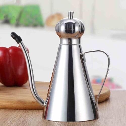 Kitchen Accessories High Quality Condiment Storage Container Seasoning Vinegar Dispenser Stainless Steel Oil Bottle Dustproof