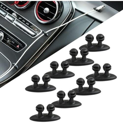 8pcs Car Wire Clip Stickers for LADA Priora Sedan sport Kalina Granta Vesta X-Ray XRay