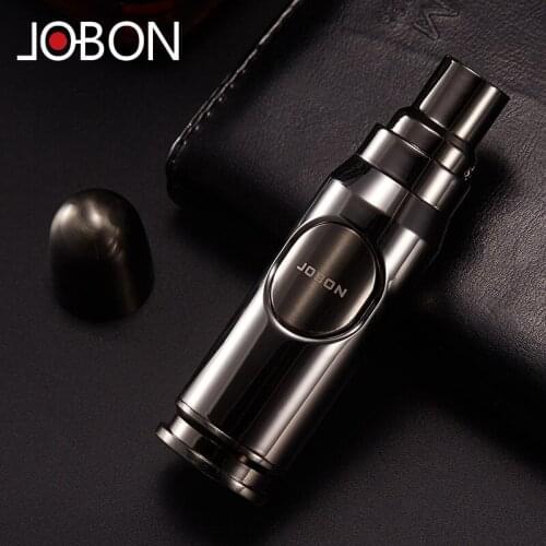 New Windproof JOBON Bullet Cigarette Cigar Lighter Jet Butane Gas Inflated Torch Weld Lighter Spray Gun Gadgets for Men Gift