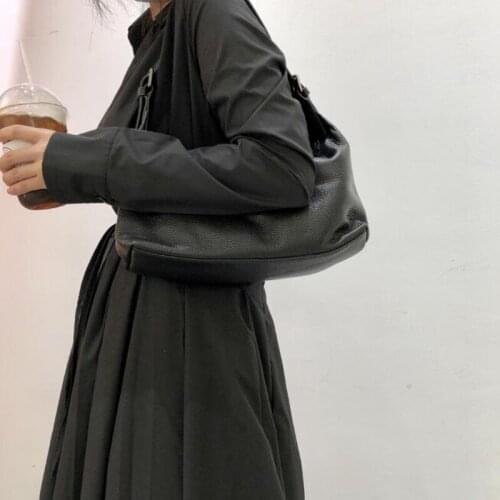 New Ladies Leather Cross Body Bags Baguette 100% Natural Cowhide Multi Use Handbag Womens Big Shoulder Bag