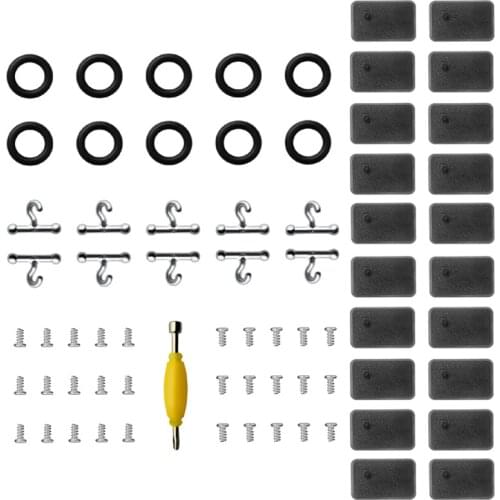 O-Rings Band T Hook Screws & Screwdriver for Gi Joe Action Figure 3.75" Dolls Leg Crocht Waist Body Part Accessories Replacement