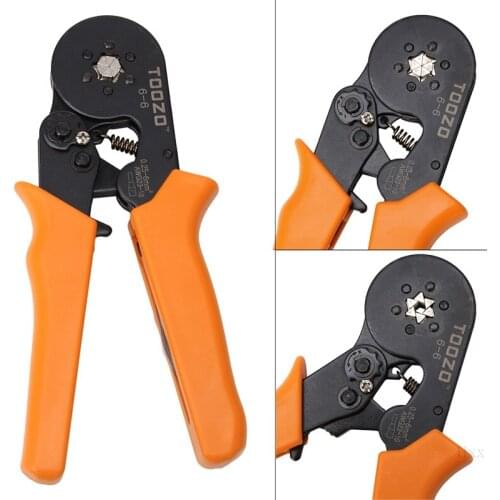 Terminal Crimping Tool Bootlace Ferrule Crimper Wire End Cord Pliers 0.25-6 mm2
