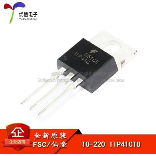 Genuine original TIP41CTU TO-220 NPN transistor 100V 6A