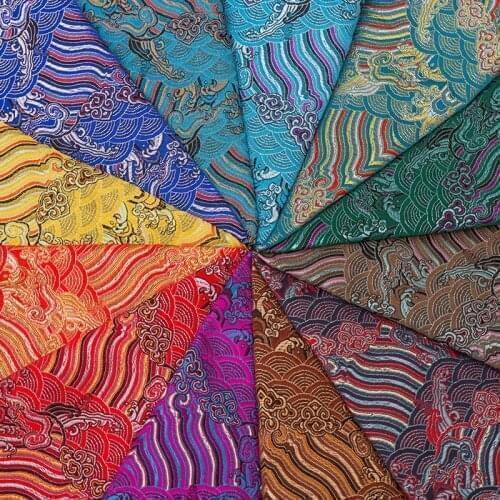 Brocade satin fabrics fabric for sewing DIY fabric imitation silk fabric for cloth