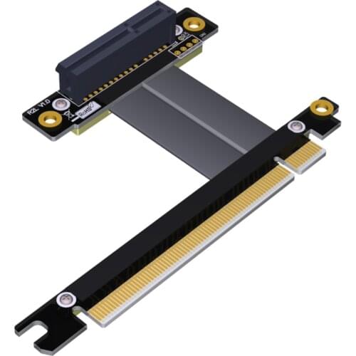 PCIe 3.0 x4 Riser Extender for Gigabit Network Card Industrial SSD Pci-e 3.0 x4 to x16 Extension PCI-Express 3.0 Cable