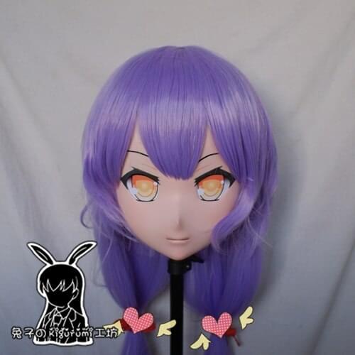 RB6513)Quality Handmade Female Resin Cosplay Japanese Role Anime Stardust Kigurumi Crossdress Doll Transgender Mask