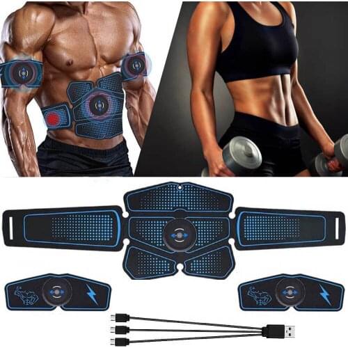 Abdominal Muscle Stimulator Trainer EMS Belt Trainer Abs Fitness Equipment Training Gear Electromagnetic Stimulation Of Muscles