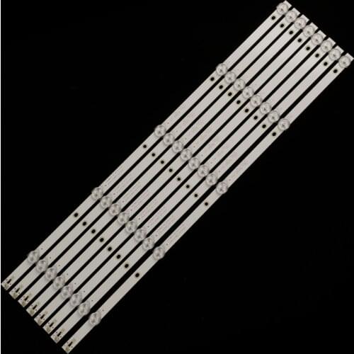8pcs x LED Backlight Strip for 55PUF6092 K550WDC1 A2 4708-K55WDC-A2113N01 471R1P79 5LED(6V) 545mm