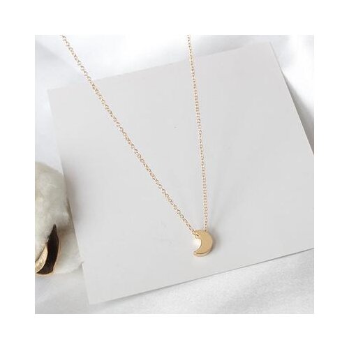 Vintage Gold Color Moon Necklaces For Women Fashion Gift Link Chain Necklace 2021 NEW Jewelry