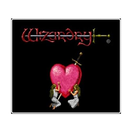 Wizardry V - Heart of the Maelstrom 16 bit Big Gray Game Card For NTSC Game Player Drop Shipping