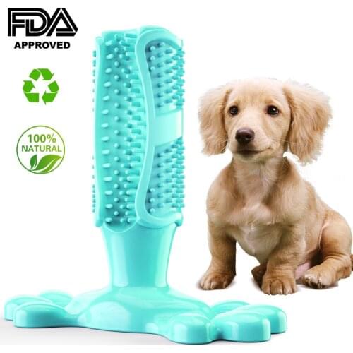 Dog Toothbrush Brushing Stick Puppy Dental Care Chew Teeth dog accessories