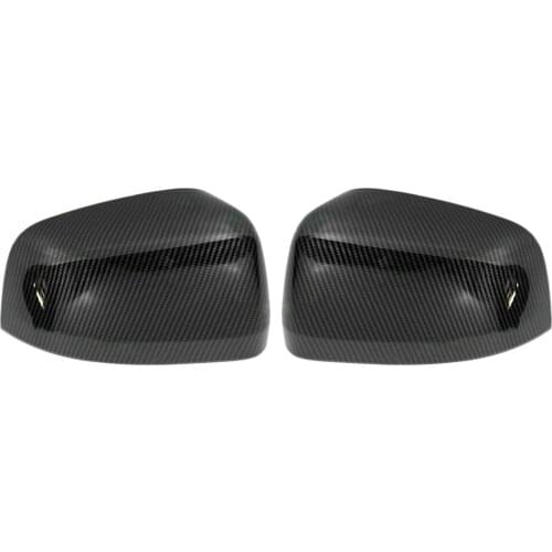 1 Pair Black Car Side Mirror Covers Trims Styling fit for Dodge Durango SUV 2011 2012 2013 2014 2015 2016 2017 2018 2019 2020