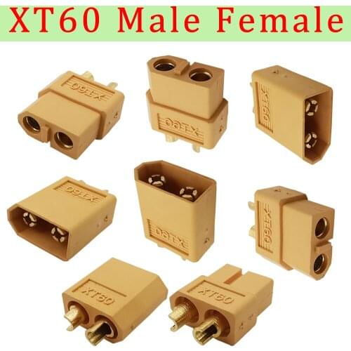 10Pcs/Lot XT-60 Plug Socket Bullet Connector XT60 Male Female Plug Jack RC Lipo Battery Adapter for Quadcopter Multicopter Toys