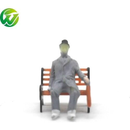 100pcs All Sitting 1/75 1/100 1/150 1/200 Scale Seated Model Railway People Railway Figures Scenery Model Making