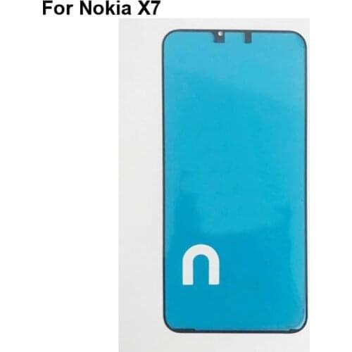 2Pcs For Nokia X7 2018 LCD Tocuh Screen Front Frame Bezel 3M Glue Double Sided Adhesive Sticker Tape For Nokia X7 X 7 TA-1131