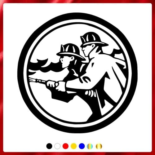 40462# Die-Cut Vinyl Decal Fire Brigade Car Sticker Waterproof Auto Decors on Car Body Bumper Rear Window