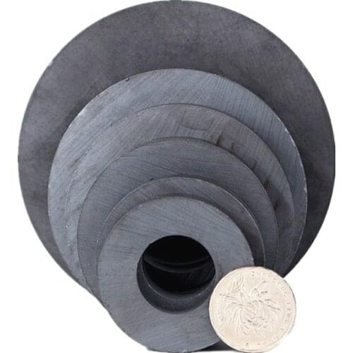 5pcs/lot Ring Ferrite Magnet Out Diameter 20 32 45 55 60 70 80 100mm Permanent magnet Black Round Speaker ceramic magnet
