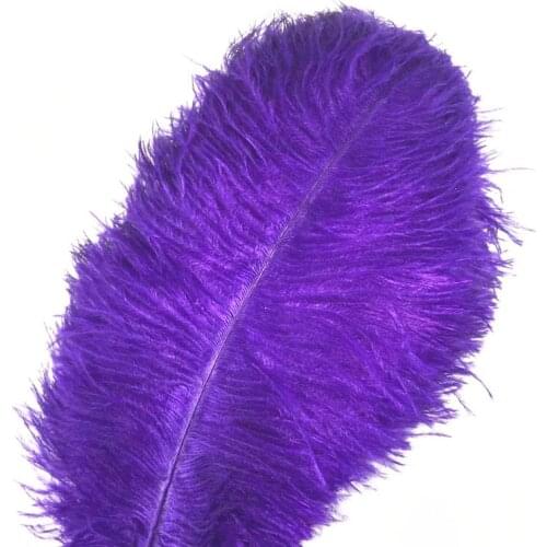 50Pcs/Lot Purple Ostrich Feathers for Crafts 15-70cm Feathers Ostrich Plumes DIY Home Wedding Feathers Decoration Plumas Plumes