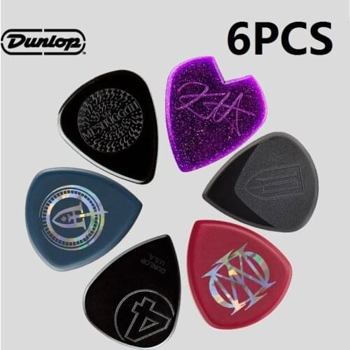 6PCS Guitar picks Dunlop John Petrucci Signature Jazz III 1.55mm Guitar Pick Plectrum Mediator Acoustic Electric Guitar Picks