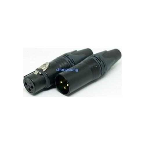 60pcs/lot FOR NEUTRIK connector 30PCS NC3MXX & 30PCS NC3FXX Male & femelle3PIN XLR Connecteur