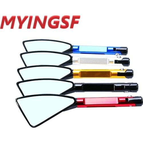 CNC Aluminum motorcycle rearview Side mirror For honda yamaha Kawasaki z250 z400 Suzuki Ducati